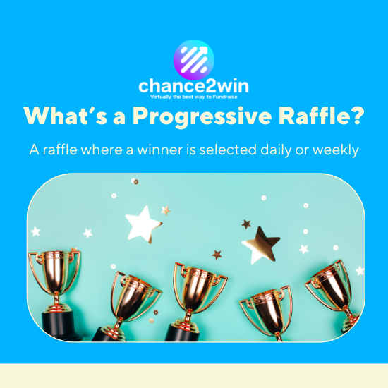 Host a progressive Raffle