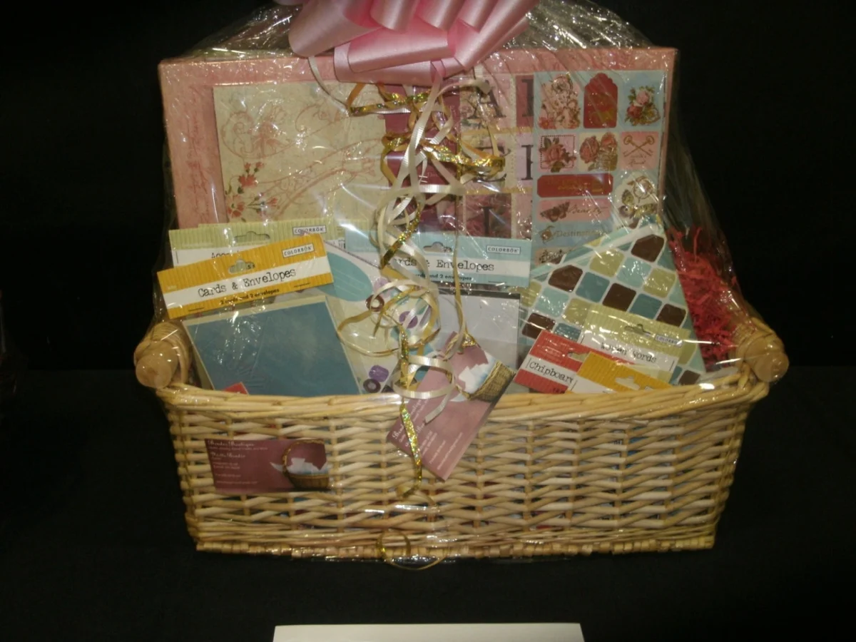Scrapbooking Basket