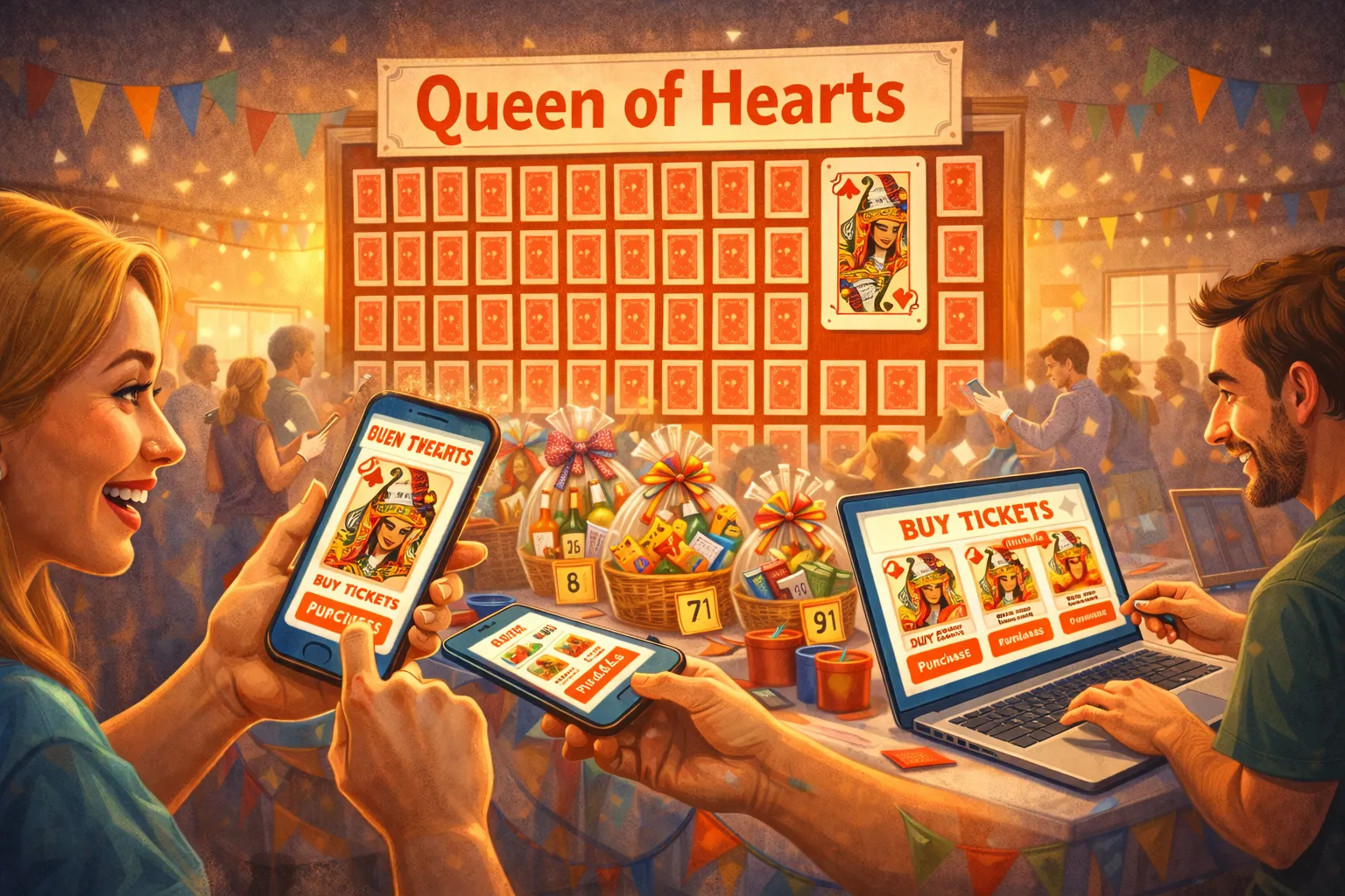 queen of hearts raffle online